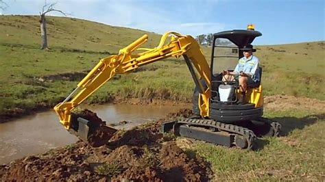 mini excavator tipped over won't start|mini excavator problems starting.